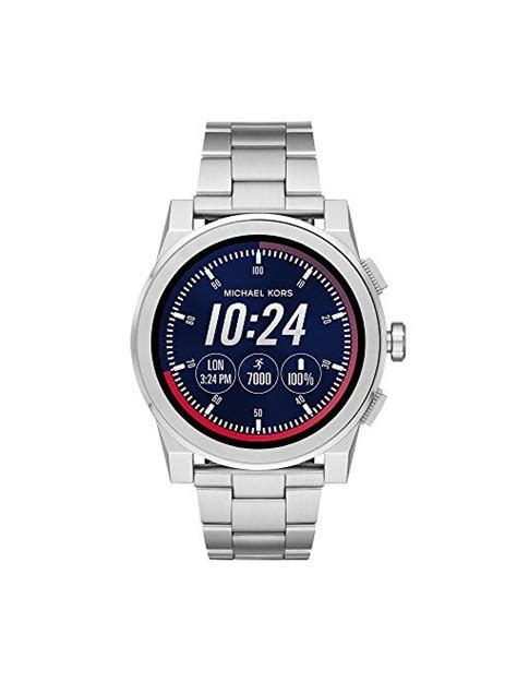 michael kors access men's smartwatch grayson stainless steel mkt5025|Michael Kors Access Men's Grayson Two.